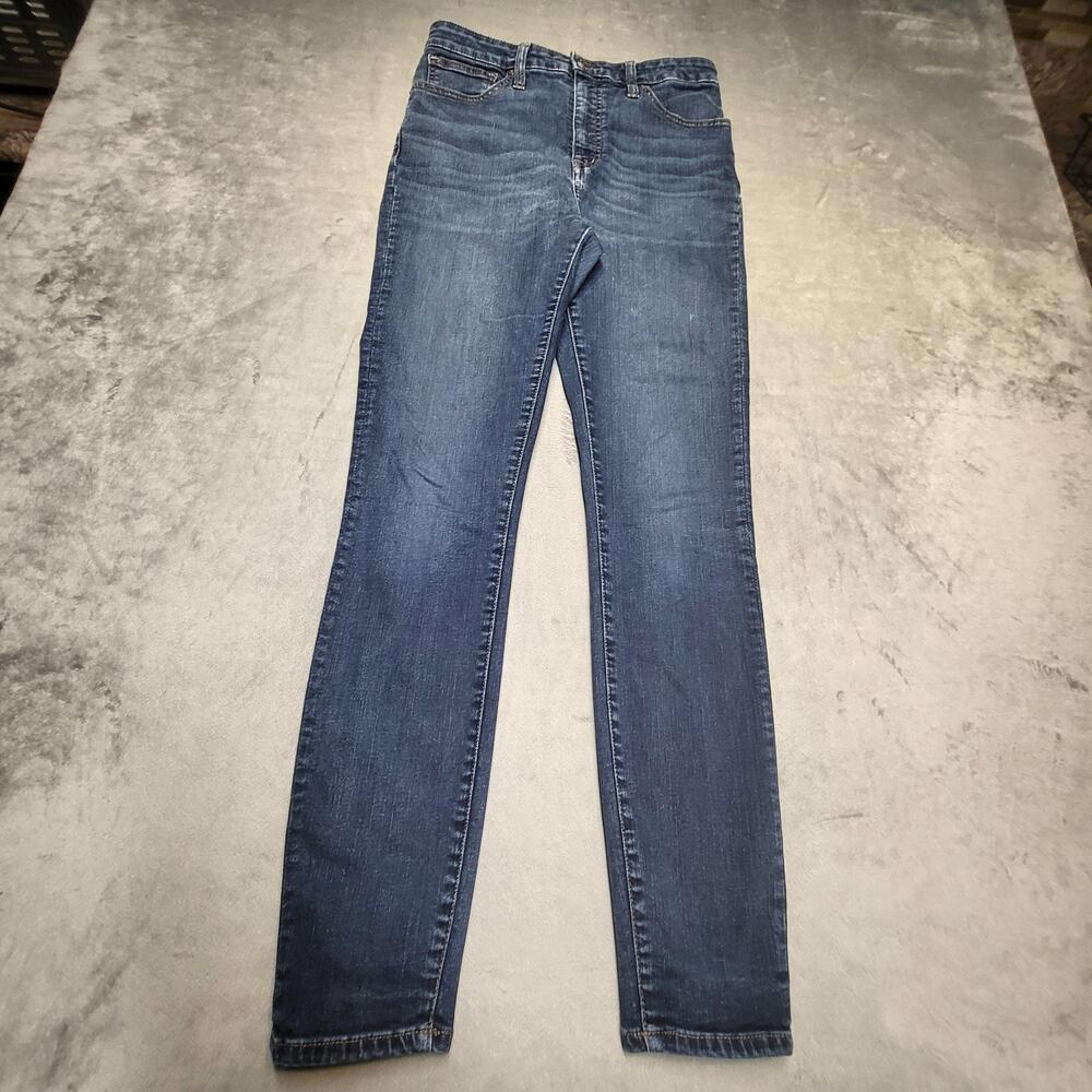 Madewell Jeans Womens 28 Blue Medium Wash Curvy High Rise Skinny Slim Stretch